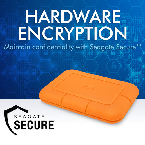LaCie 500GB Rugged USB 3.2 Gen 2 Type-C External SSD