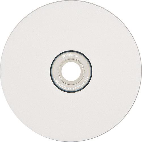 Verbatim DVD+R White Inkjet Printable Recordable Disc (Spindle Pack of 50)