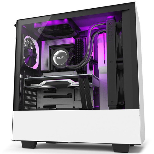 NZXT H510i Mid-Tower Case (Matte White)