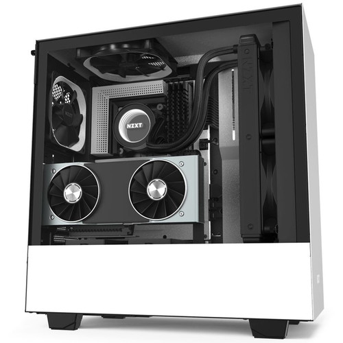 NZXT H510i Mid-Tower Case (Matte White)