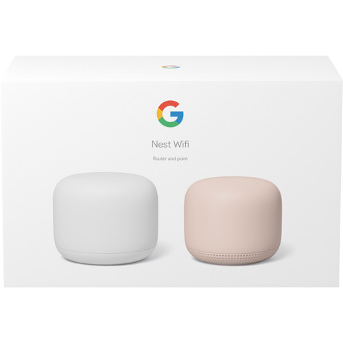 Google Nest Wifi Router and Point (Sand)