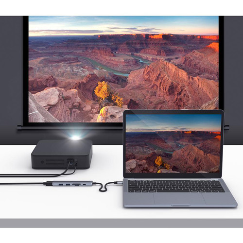 HYPER HyperDrive BAR 6-Port USB Type-C Hub (Space Gray)