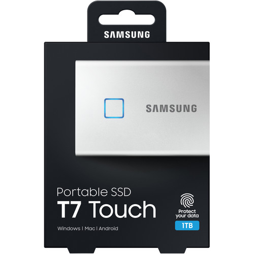 Samsung 1TB T7 Touch Portable SSD (Silver)