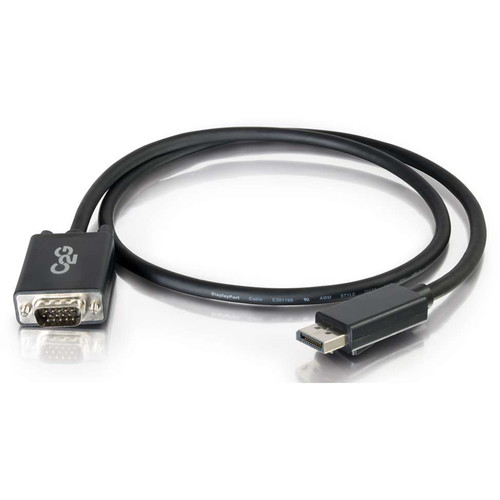 C2G DisplayPort Male to 15-Pin VGA Male Active Adapter Cable (6')