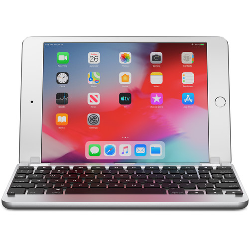 Brydge 7.9 Series 2 Wireless Backlit Keyboard for iPad mini 4 & 5 (Silver)