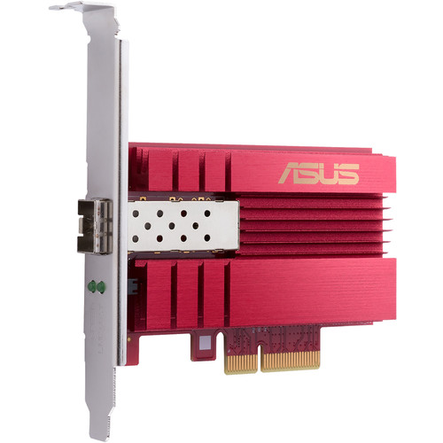 ASUS XG-C100F 10 Gb/s PCI-E Network Adapter with Fiber/DAC SFP+ Port