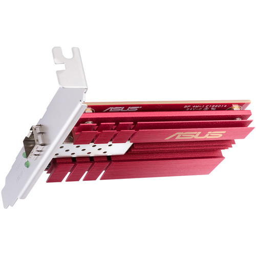 ASUS XG-C100F 10 Gb/s PCI-E Network Adapter with Fiber/DAC SFP+ Port