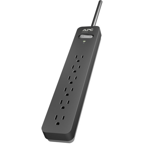 APC Essential SurgeArrest 6-Outlet Surge Protector (3', Black, 120V,&nbsp;2-Pack)