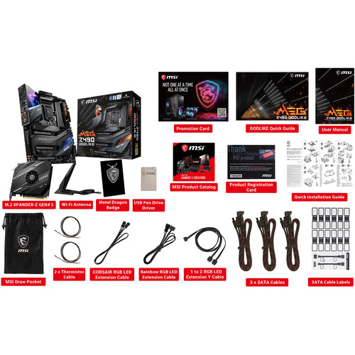 MSI MEG Z490 GODLIKE LGA 1200 E-ATX Motherboard