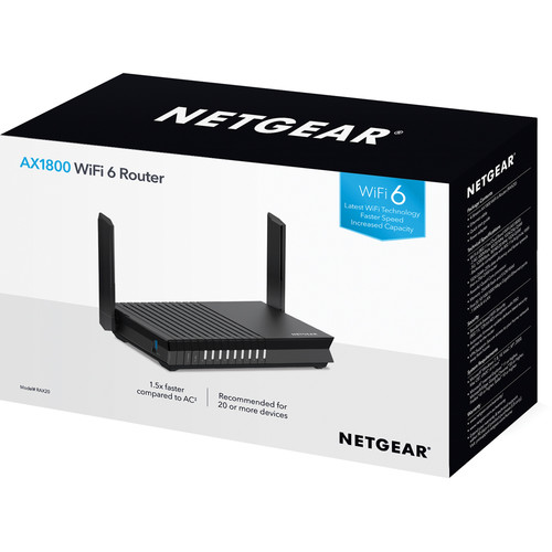 Netgear AX20 AX1800 Wireless Dual-Band Gigabit Router