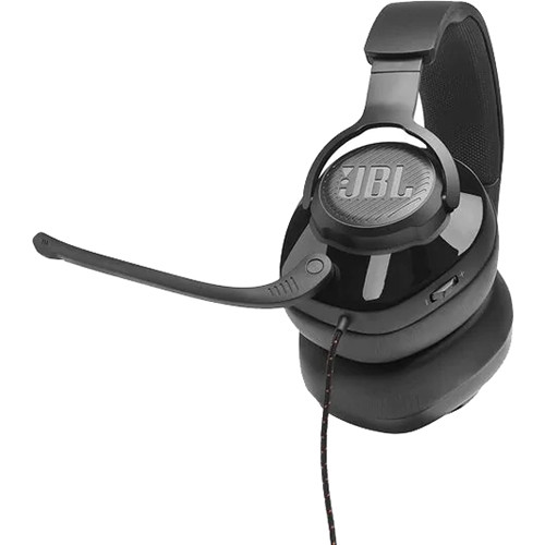 JBL Quantum 200 Wired Over-Ear Gaming Headset (Black)