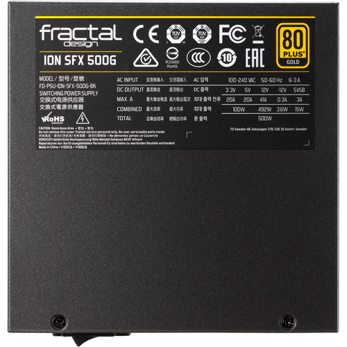 Fractal Design Ion SFX 500W 80 PLUS Gold Modular Power Supply