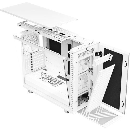 Fractal Design Define 7 Mid-Tower Case (Clear Window, White)