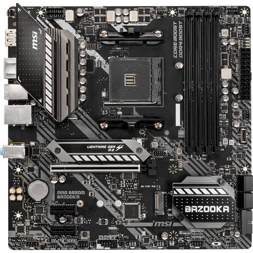 MSI MAG B550M Bazooka AM4 Micro-ATX Motherboard