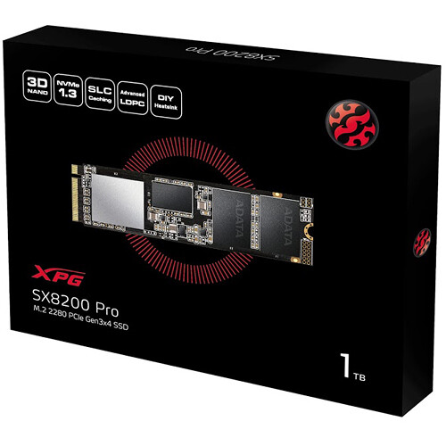 XPG 256GB SX8200 Pro NVMe M.2 Internal SSD