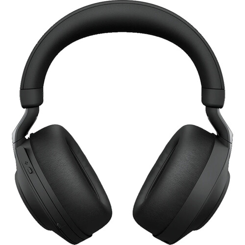 Jabra Evolve2 85 Noise-Canceling Wireless Over-Ear Headset with Stand (Unified Communication, USB Type-C, Black)