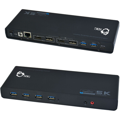 SIIG USB 3.0 Type-C 4K Dual Video Docking Station