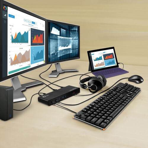 SIIG USB 3.0 Type-C 4K Dual Video Docking Station