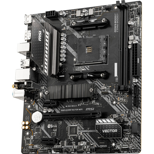 MSI MAG A520M VECTOR WIFI AM4 Micro-ATX Motherboard