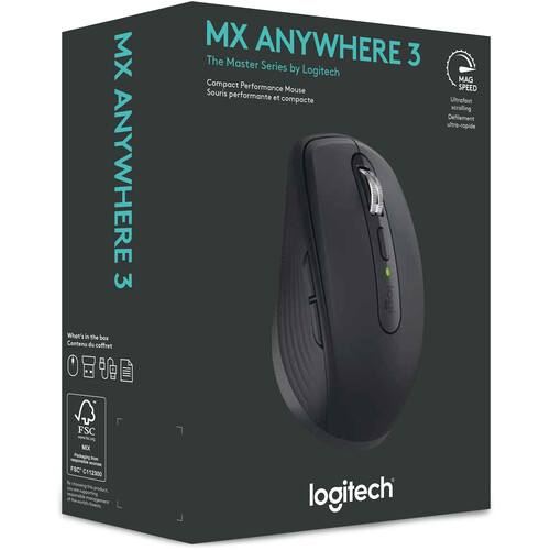Logitech MX Anywhere 3 Wireless Mouse (Graphite)