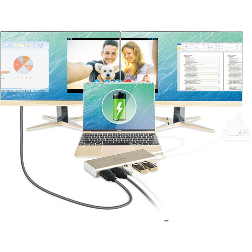 j5create JCD381 5-in-1 USB 3.1 Gen 1 Type-C Dock