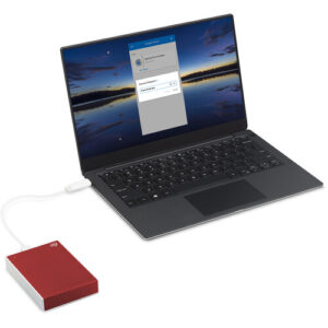 Seagate 5TB One Touch USB 3.2 Gen 1 External Hard Drive (Red)