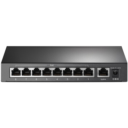 TP-Link TL-SF1009P 9-Port 10/100 Mb/s PoE+ Compliant Unmanaged Switch