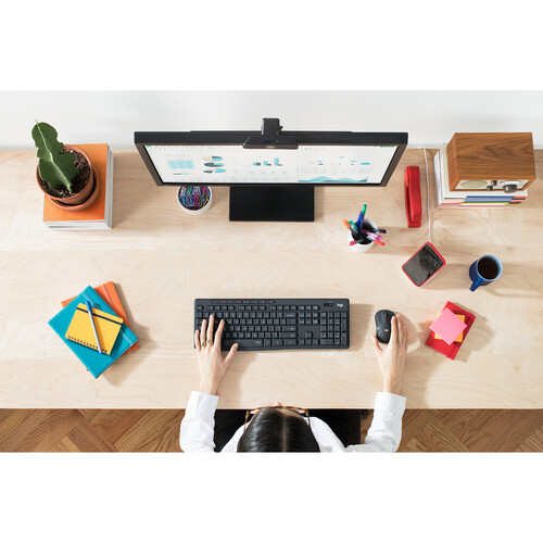 Logitech MK295 Silent Wireless Keyboard & Mouse Combo (Graphite)