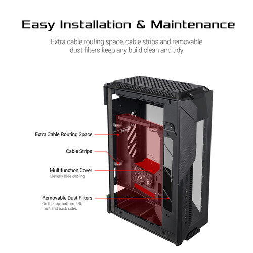 ASUS Republic of Gamers Z11 Mini-ITX/DTX RGB Mid-Tower Case