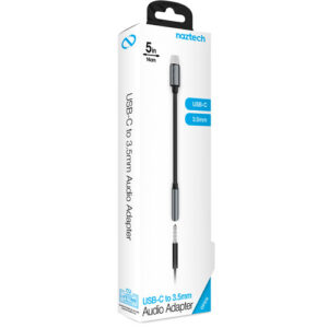 Naztech USB Type-C to 3.5mm Audio Adapter (5