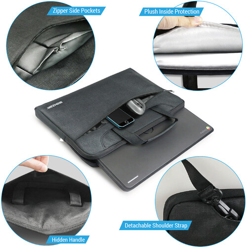 iBenzer Laptop Sleeve Carrying Case for 13 to 13.3
