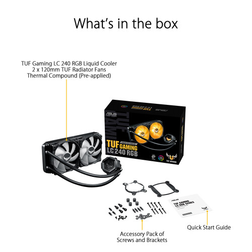 ASUS TUF Gaming LC 240 RGB Liquid CPU Cooler