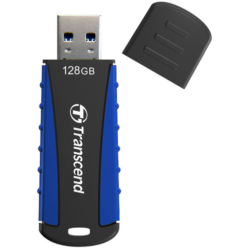 Transcend 128GB JetFlash 810 USB 3.1 Gen 1 Flash Drive (Navy Blue)