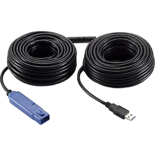 DVDO USB 3.1 Type-A Male to Female Active Repeater Cable (49')