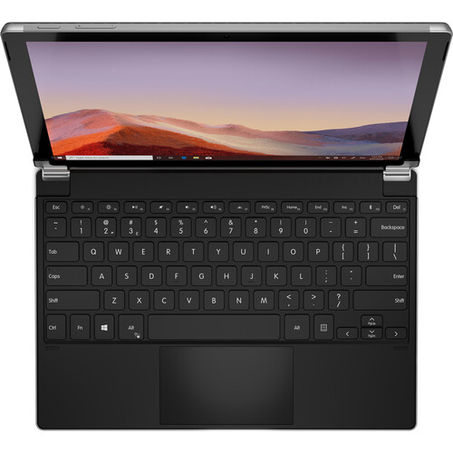 Brydge 12.3 Pro+ Wireless Backlit Keyboard with Trackpad for Surface Pro (Black)