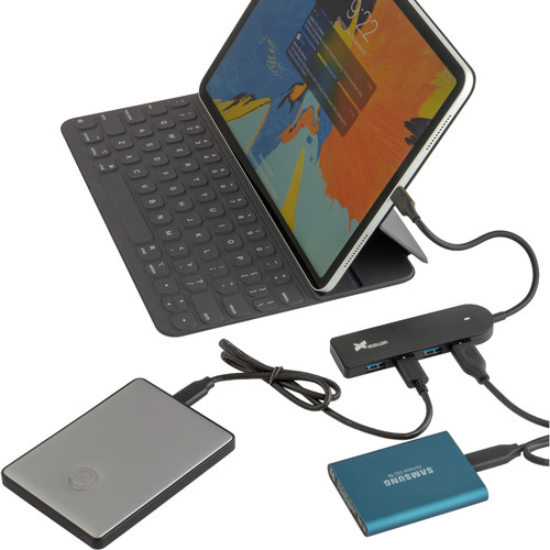 Xcellon 4-Port Slim USB 3.1 Gen 1 Type-C Hub