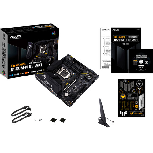 ASUS TUF GAMING B560M-PLUS WIFI LGA 1200 Micro-ATX Gaming Motherboard