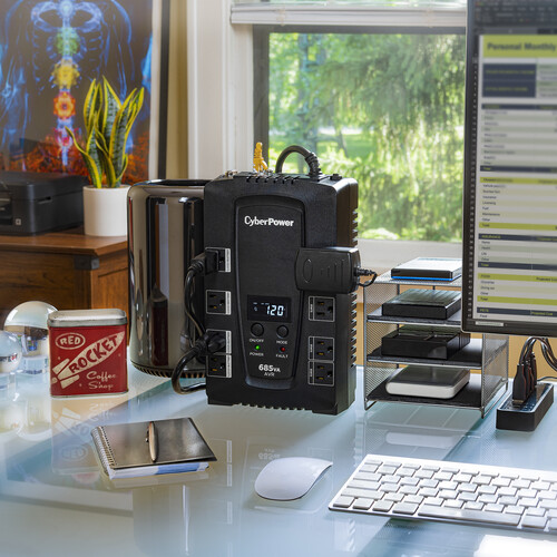 CyberPower CP685AVRLCD Intelligent LCD UPS (685VA)