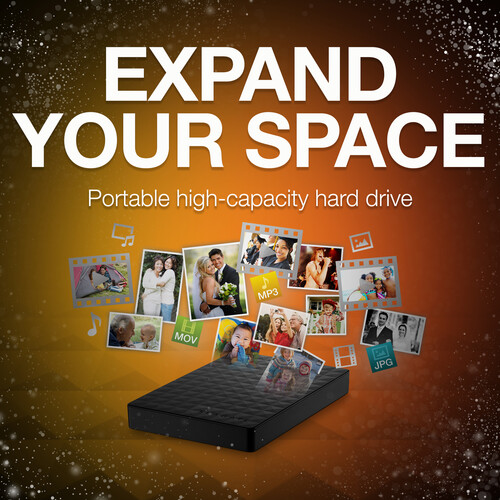 Seagate 2TB Expansion Portable USB 3.0 External Hard Drive