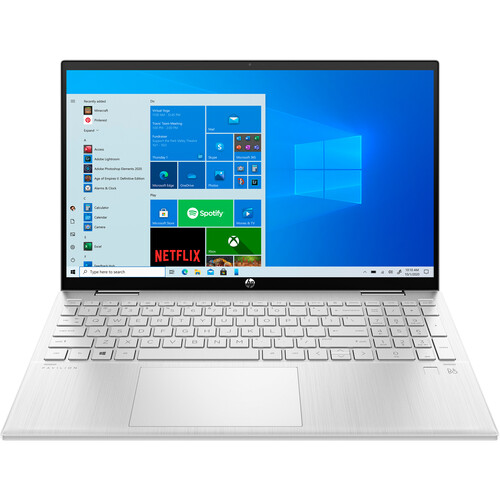 HP 15.6" Pavilion x360 Multi-Touch 2-in-1 Laptop (Natural Silver)