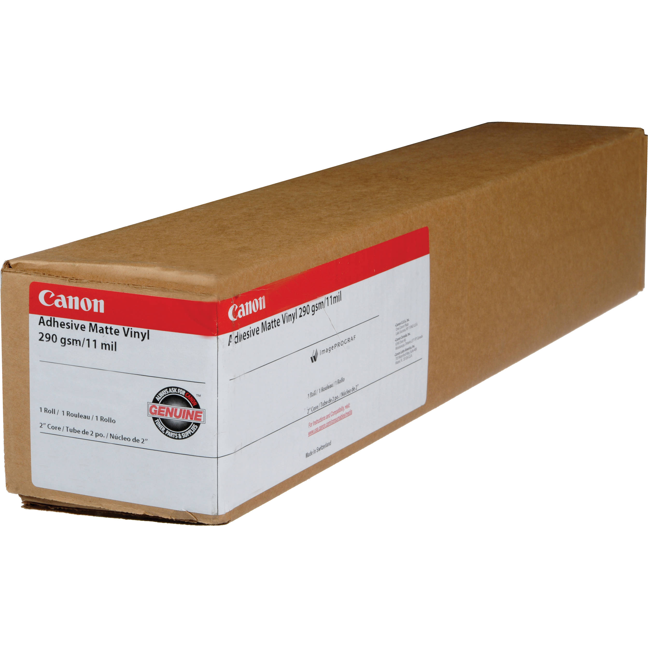 Canon Adhesive Matte Vinyl for Inkjet - 42"x60' Roll