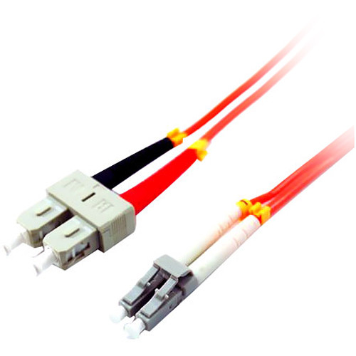 Comprehensive 3.28' (1 m) LC to SC Multimode 0.009' (3mm) Zipcord LSZH Cable