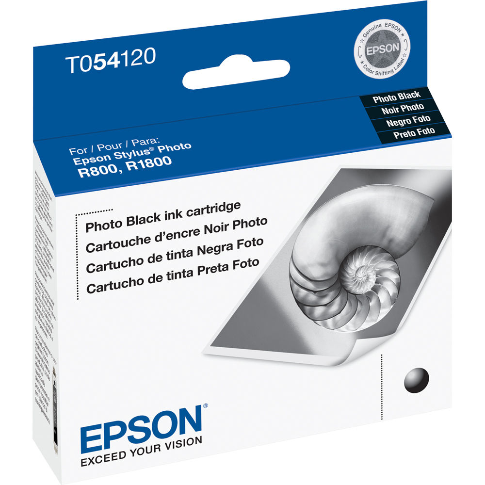 Epson Photo Black Ink Cartridge for Stylus Photo R800 & R1800 Printer