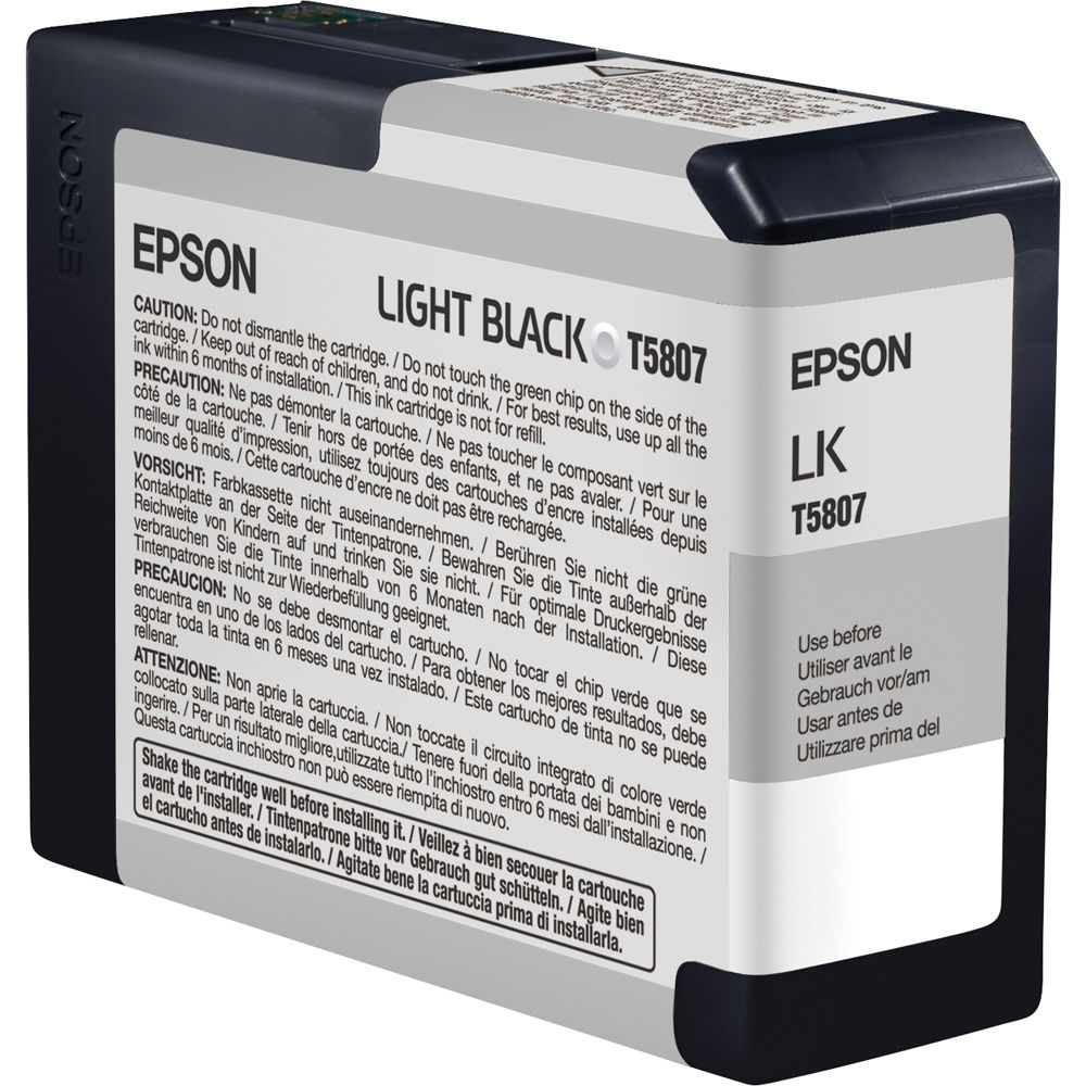Epson UltraChrome K3 Light Black Ink Cartridge (80 ml)