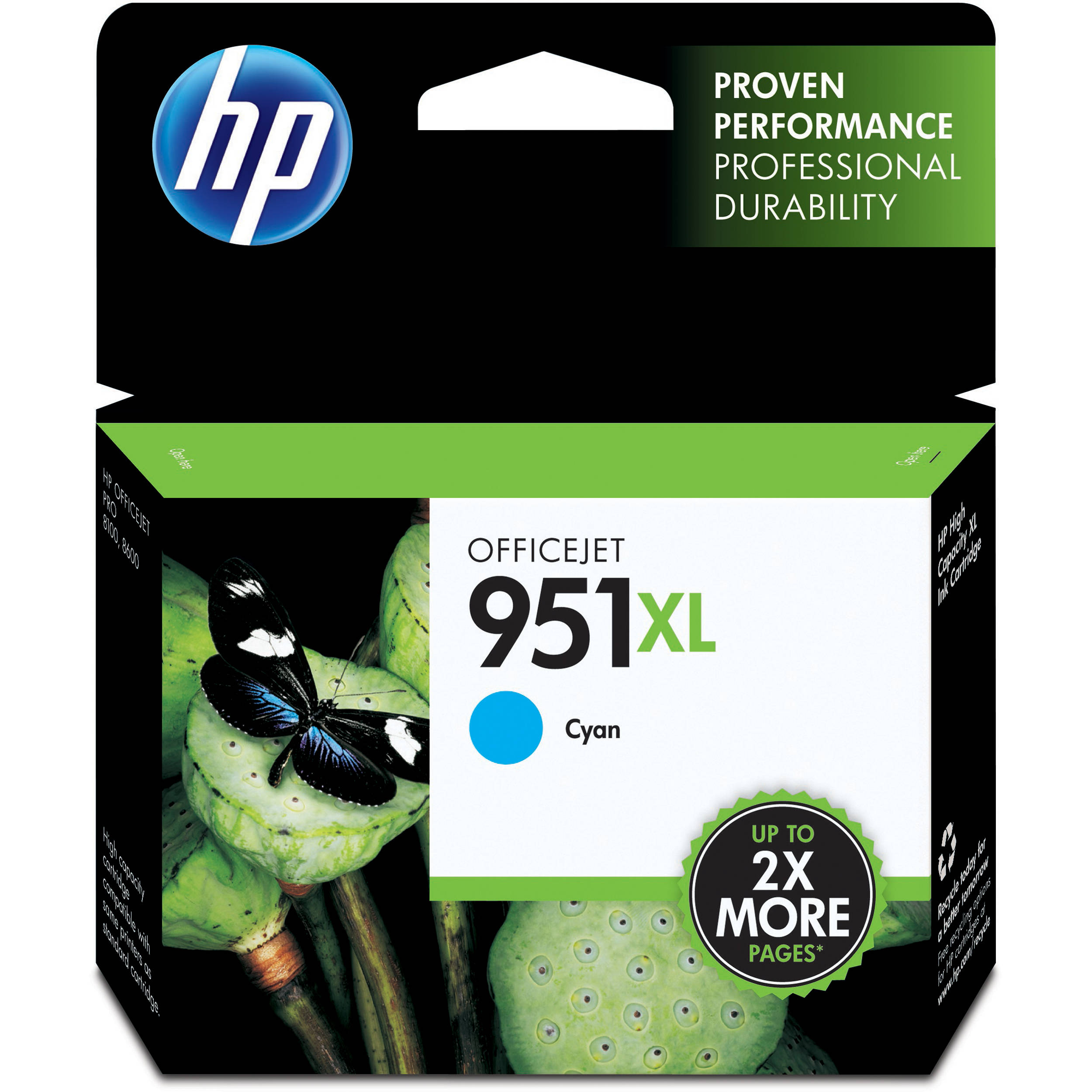 HP 951XL Cyan Officejet Ink Cartridge