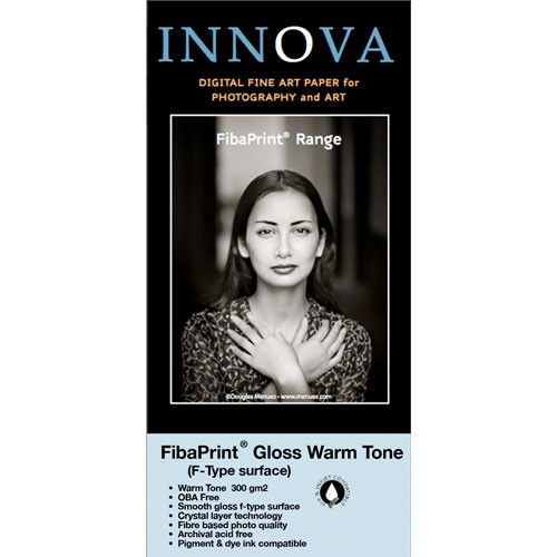 Innova FibaPrint Warm Glossy Inkjet Photo Paper (300 gsm) 13x19" - 25 Sheets
