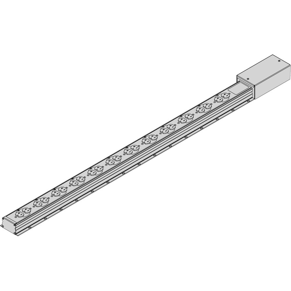 Middle Atlantic Multi-circuit High Capacity Power Distributor Strip