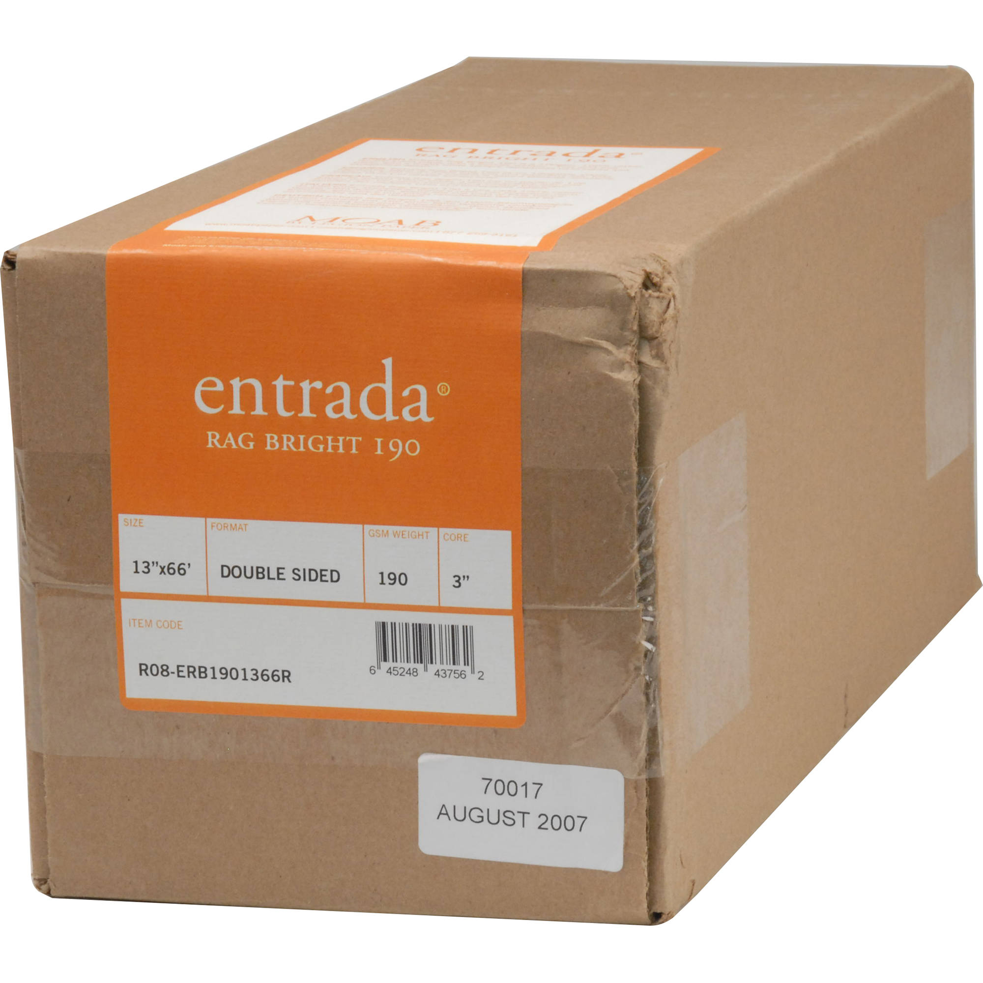 Moab Entrada Rag Bright 190 Archival Inkjet Paper (13" x 66' Roll)
