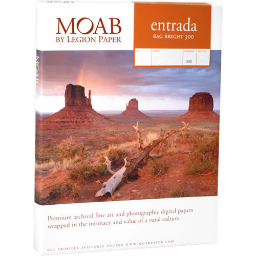 Moab Entrada Rag Bright 300 Paper (36 x 48", 25 Sheets)