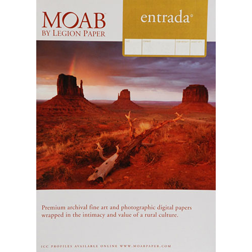 Moab Entrada Rag Natural 300 Paper (A4 8.3 x 11.7", 25 Sheets)